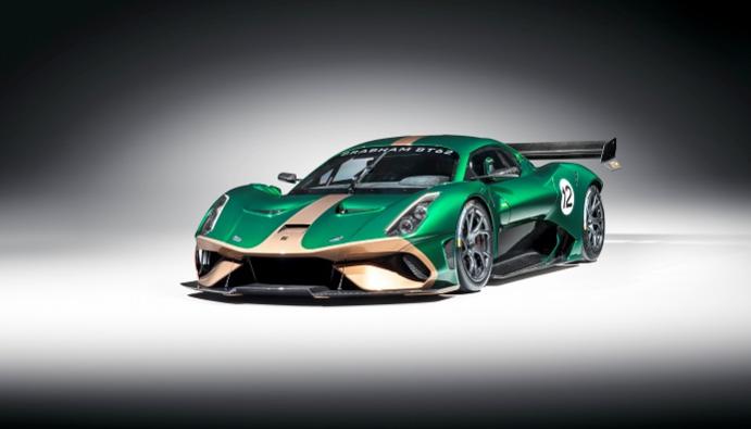 BrabhamBT62车型由轻量化碳纤维打造 总重仅为972 kg