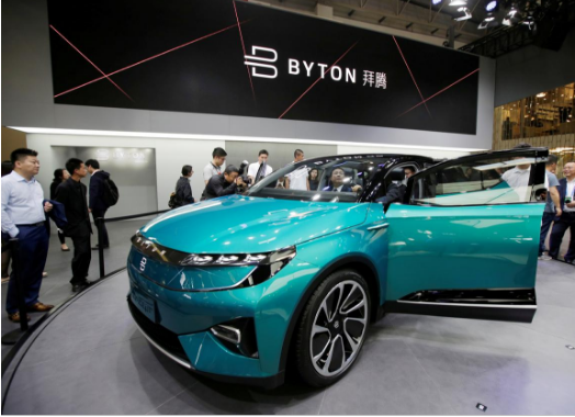 中国电动汽车制造商拜腾欲开启新一轮融资 希望筹得至少5