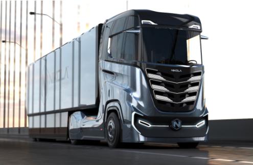 Nikola Motor上展示纯电动版Nikola Two和燃料电池版Nikola Tre车型