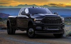 2020 Ram HD Trucks的顶级限量版装饰条增加了单色包装