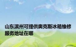 山东滨州可提供奥克斯冰箱维修服务地址在哪