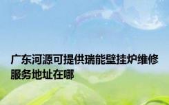 广东河源可提供瑞能壁挂炉维修服务地址在哪