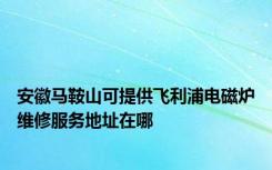 安徽马鞍山可提供飞利浦电磁炉维修服务地址在哪