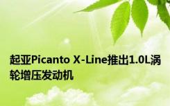 起亚Picanto X-Line推出1.0L涡轮增压发动机 