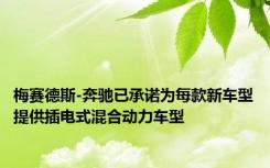 梅赛德斯-奔驰已承诺为每款新车型提供插电式混合动力车型