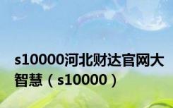 s10000河北财达官网大智慧（s10000）