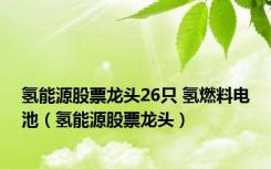 氢能源股票龙头26只 氢燃料电池（氢能源股票龙头）