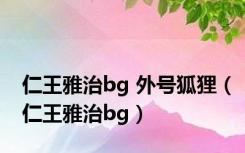 仁王雅治bg 外号狐狸（仁王雅治bg）