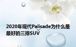 2020年现代Palisade为什么是最好的三排SUV