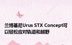 兰博基尼Urus STX Concept可以轻松应对轨道和越野