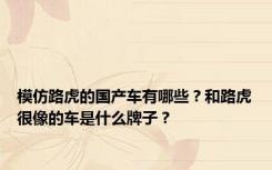 模仿路虎的国产车有哪些？和路虎很像的车是什么牌子？