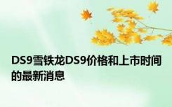 DS9雪铁龙DS9价格和上市时间的最新消息