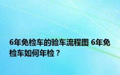 6年免检车的验车流程图 6年免检车如何年检？