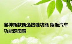 各种新款朗逸按键功能 朗逸汽车功能键图解