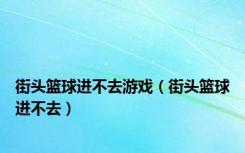 街头篮球进不去游戏（街头篮球进不去）