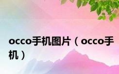 occo手机图片（occo手机）