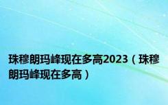 珠穆朗玛峰现在多高2023（珠穆朗玛峰现在多高）