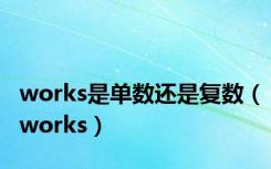 works是单数还是复数（works）