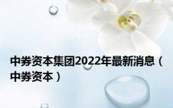 中券资本集团2022年最新消息（中券资本）