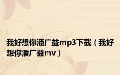 我好想你潘广益mp3下载（我好想你潘广益mv）