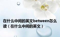 在什么中间的英文between怎么读（在什么中间的英文）