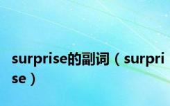 surprise的副词（surprise）