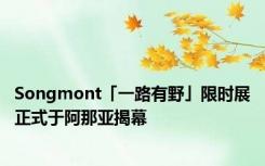 Songmont「一路有野」限时展正式于阿那亚揭幕