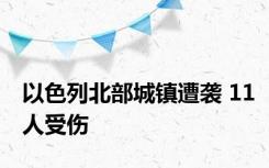 以色列北部城镇遭袭 11人受伤