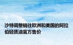 沙特调整销往欧洲和美国的阿拉伯轻质油官方售价