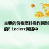 主要的价格燃料操作回到了法国的E.Leclerc网络中