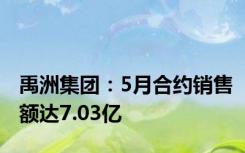 禹洲集团：5月合约销售额达7.03亿