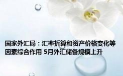 国家外汇局：汇率折算和资产价格变化等因素综合作用 5月外汇储备规模上升