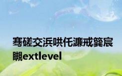 骞磋交浜哄仛濂戒簨宸瞡extlevel