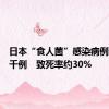 日本“食人菌”感染病例增至近千例　致死率约30%