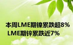 本周LME期镍累跌超8% LME期锌累跌近7%