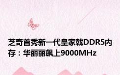 芝奇首秀新一代皇家戟DDR5内存：华丽丽飙上9000MHz