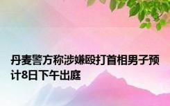 丹麦警方称涉嫌殴打首相男子预计8日下午出庭