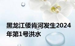 黑龙江倭肯河发生2024年第1号洪水