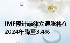 IMF预计菲律宾通胀将在2024年降至3.4%