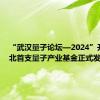 “武汉量子论坛—2024”开幕 湖北首支量子产业基金正式发布