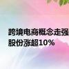 跨境电商概念走强 凯淳股份涨超10%