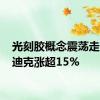 光刻胶概念震荡走高 斯迪克涨超15%