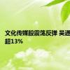 文化传媒股震荡反弹 吴通控股涨超13%