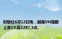 财联社6月12日电，越南VN指数上涨1%至1297.3点。