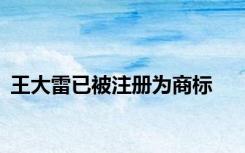 王大雷已被注册为商标