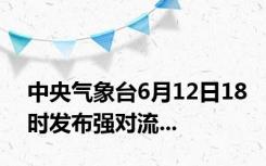 中央气象台6月12日18时发布强对流...