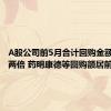 A股公司前5月合计回购金额同比翻两倍 药明康德等回购额居前