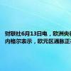 财联社6月13日电，欧洲央行管委内格尔表示，欧元区通胀正在回落。