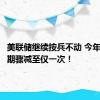 美联储继续按兵不动 今年降息预期骤减至仅一次！