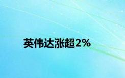 英伟达涨超2%